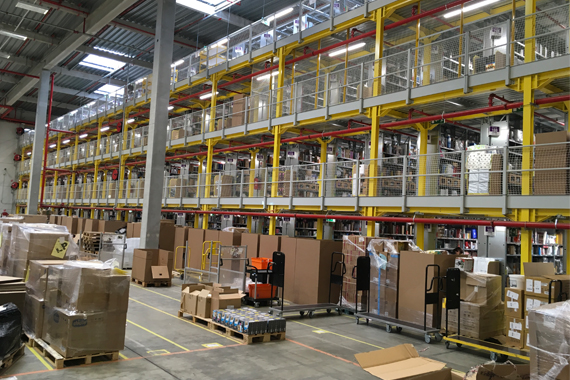 Réaménagement de la plateforme logistique Amazon LIL8